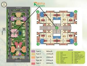 afowo raksha towers site plan , afowo raksha towers