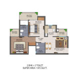 Jan Ghar Awas Yojna floor plan1