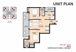 Saha Eminence floor plan1